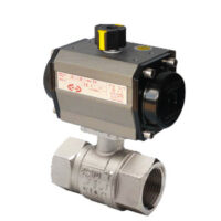 ISO 5211 Brass Ball Valve With Single or Double Acting Actuator